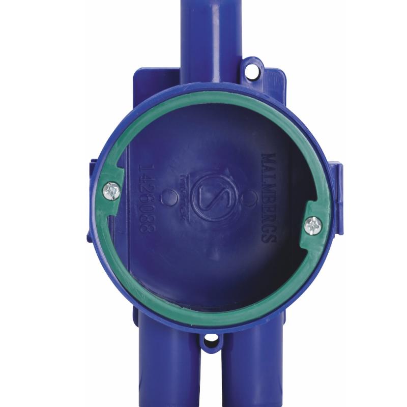 Apparatdåse 13mm Justerbar Fastgørelsesring Grøn, Malmbergs 1426088