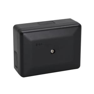 Junction Box With Screw Cap, 2x3-Pole, IP44, Black, Malmbergs 1438791
