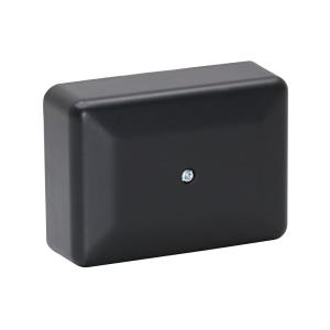 Junction Box With Screw Cap, 2x3-Pole, 90x65x30mm, Black, Malmbergs 1438793