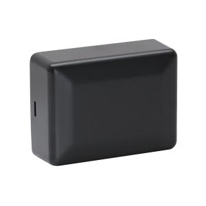 Junction Box With Snap Lid, 1x3-Pole, 100x75x40mm, Black, Malmbergs 1438797