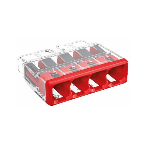 Koblingsklemme Wago 2773, 4-Pol, 4mm², 80stk, Malmbergs 1441077