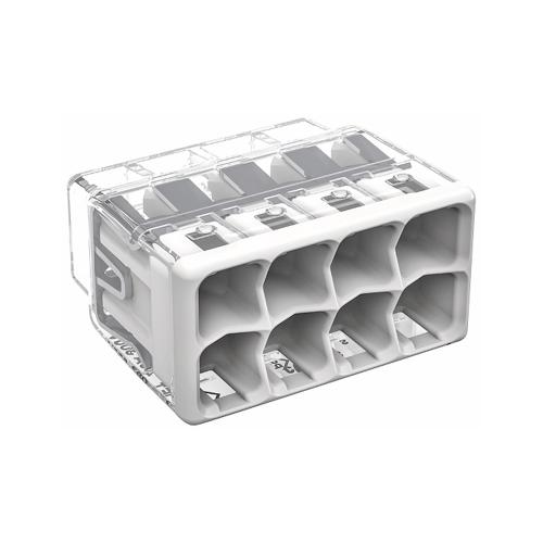 Koblingsklemme Wago 2773, 8-Pol, 4mm², 40stk, Malmbergs 1441081