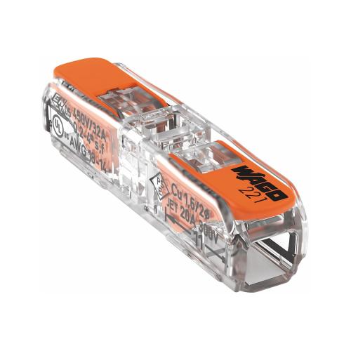 Splejsningsklemme 221, 4mm², 60stk, Malmbergs 1441159