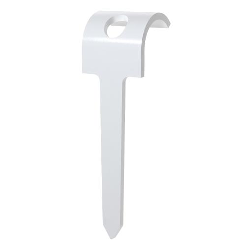 Kabelklemmer Til Træ, M-30, 8-12mm, 25mm, Hvid, 150stk, Malmbergs 1500429