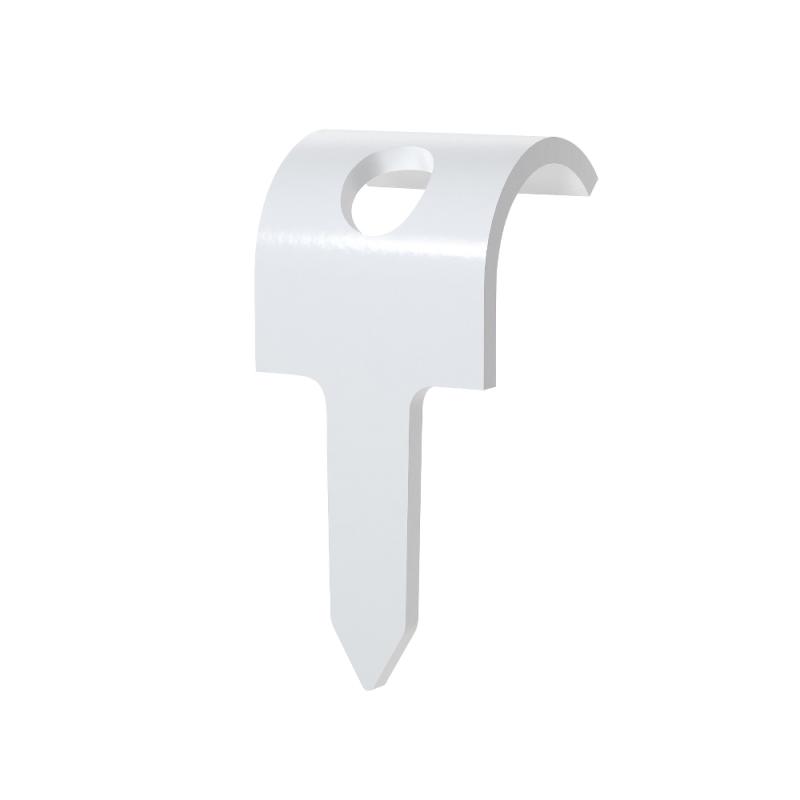 Kabelklammer För Trä, M-30, 8-12mm, 12mm, Vit, 150st, Malmbergs 1500430