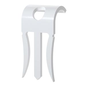 Cable Clamp, For Wood, M-30, 12mm, White, 150pcs, Malmbergs 1500436