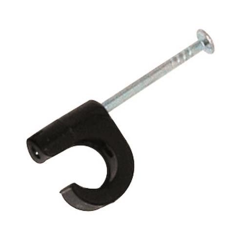 Sømklemme, Til Kabel 14-20mm, 35mm, Sort, 100stk, Malmbergs 1500816