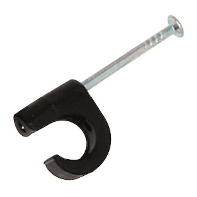 Spikklammer, För Kabel 18-22mm, 45mm, Svart, 50st, Malmbergs 1500825