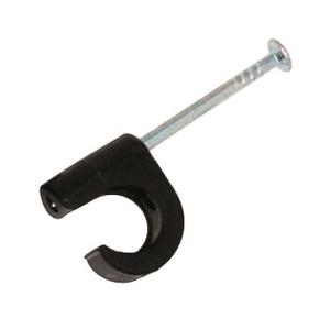 Sømklemme, Til Kabel 22-26mm, 45mm, Sort, 50stk, Malmbergs 1500846