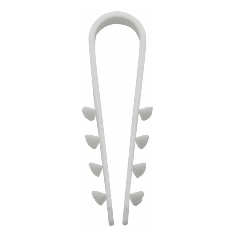 Kabel Och Rörfäste DKS, 6-20mm, Vit, 200st, Malmbergs 1500864