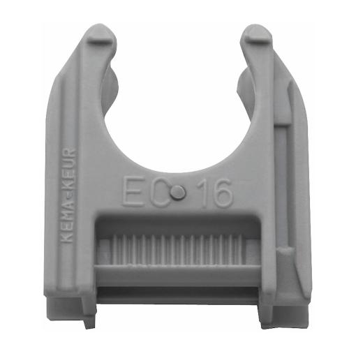 Rørklemme EC, 20mm, Grå, 100stk, Malmbergs 1500895