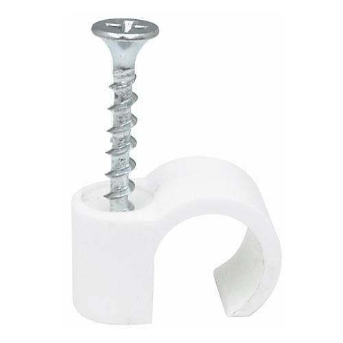 Skruvclips, 3,9x32mm, Vit, 100st, Malmbergs 1504140
