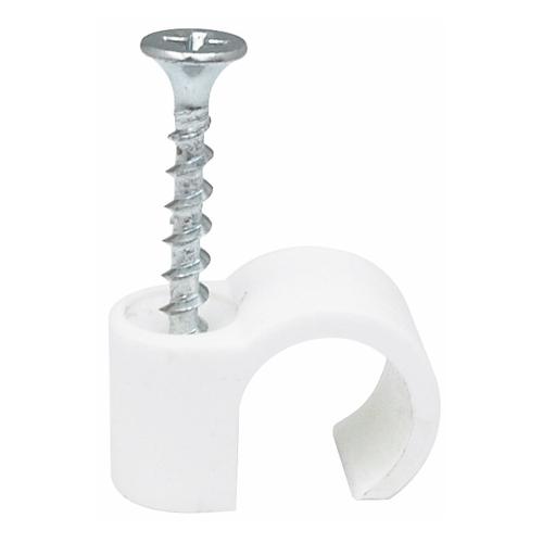 Skruvclips, 3,9x41mm, Vit, 100st, Malmbergs 1504143