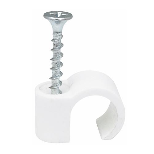 Skruvclips, ø 18-22mm, 3,9x41mm, Vit, Malmbergs 1504145
