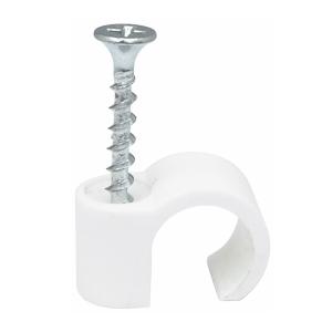 Skruvclips, ø 18-22mm, 3,9x41mm, Vit, Malmbergs 1504145