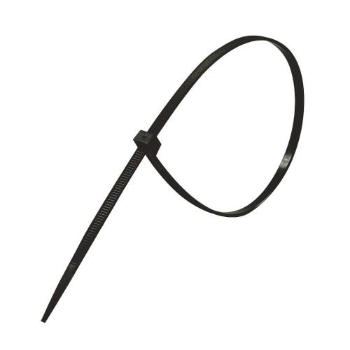 Buntband, 374x7,6mm, Svart UV, 100st, ABB Thomas & Betts 1519350