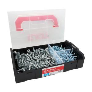 Sortimentskasse Gipspladebeslag Og Skruer C1 Blankgalvaniseret 200stk Ejot 1533675