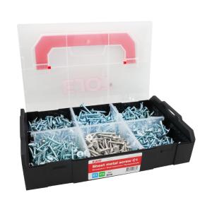 Sortimentskasse Monteringsskruer C1/C3 850stk Ejot 1533681