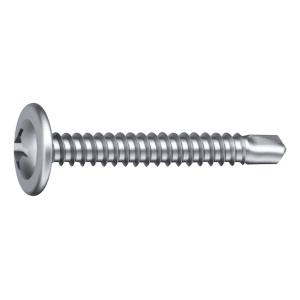 Mounting Screw With Drill Tip 4.2x45mm C1 Bright Galvanized 250pcs Ejot 1533700