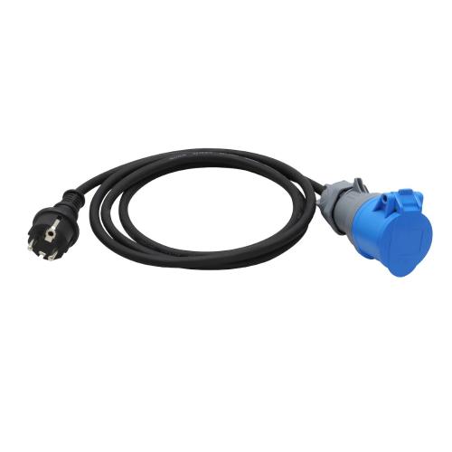 Övergångskabel 1-Fas Schuko 216-6/16A 2m, Malmbergs 1593250