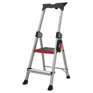 Professional Ladder With Tool Shelf 2 Steps, 810mm, Aluminium, Malmbergs 1654088