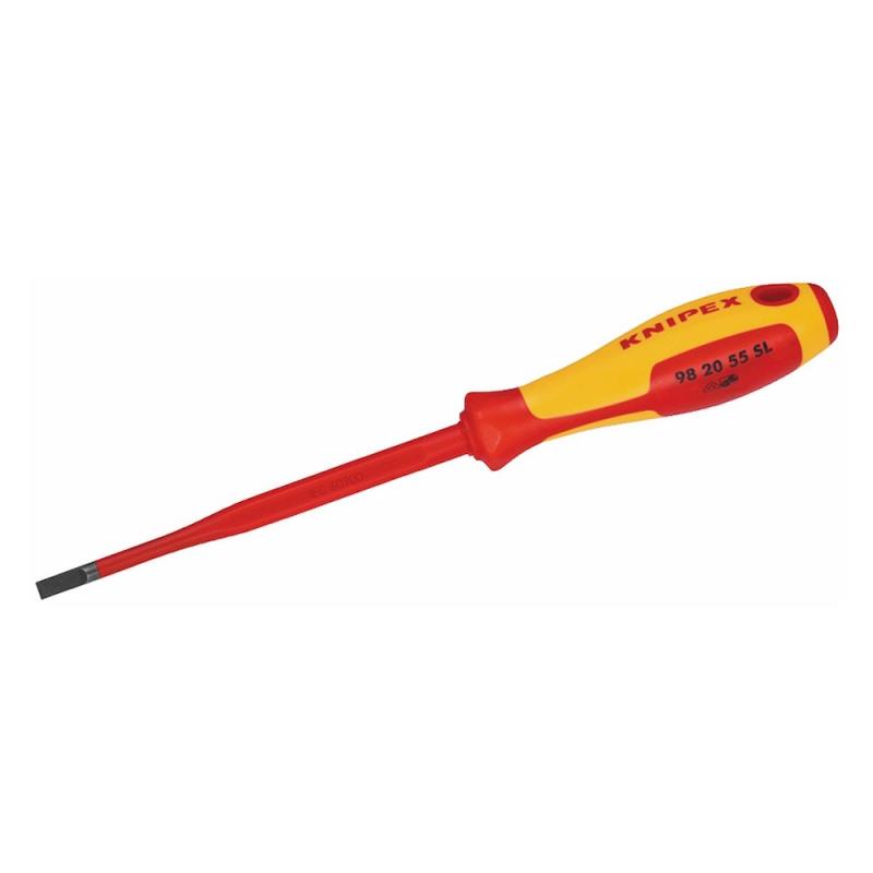 Skruetrækker - Isoleret 1000, Med Slidser 125mm, KNIPEX 1662277