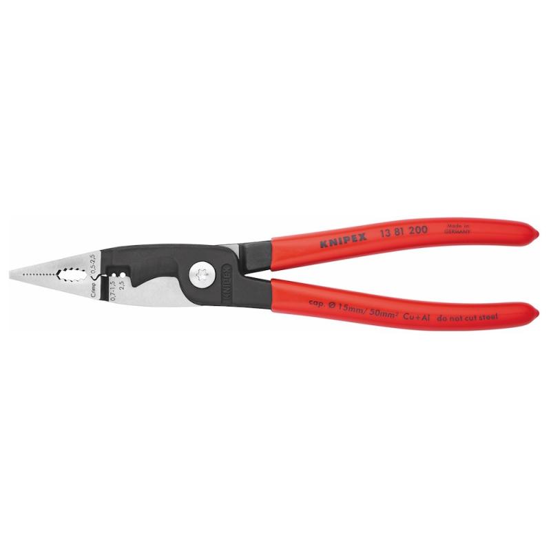 Elektriker Tænger, 200mm, Knipex 1663090