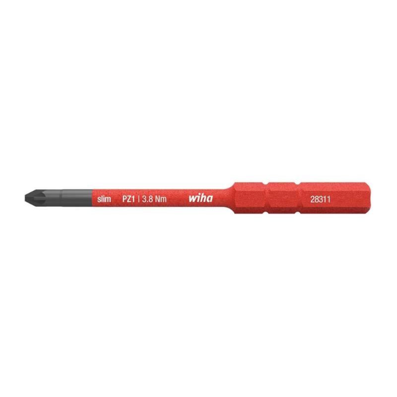 Bit Slime Bit Elektrisk Pozidriv Pz1 75mm Wiha 1663731