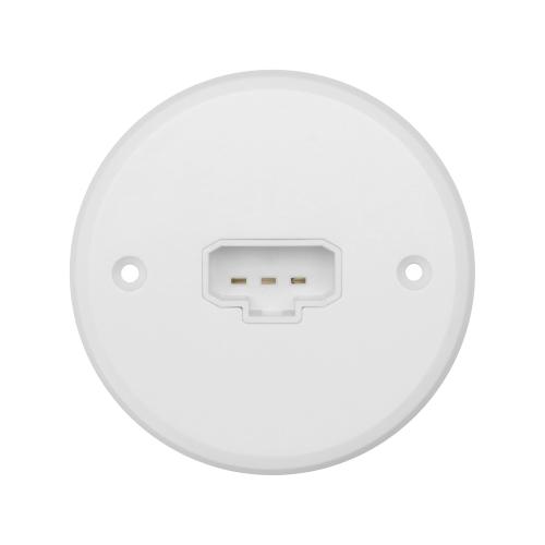 Lampefatning Til Væg, DCL, Til Samledåse, Rund, Malmbergs 1893330