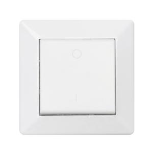 Delta Power Switch, Without Glow Lamp, Ral 9001, Malmbergs 1893432