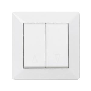 Delta Switch, Without Flashing Lamp, Shutter Switch, Ral 9001, Malmbergs 1893434