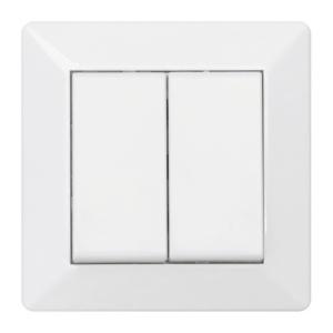 Delta Switch Without Glow Lamp Double Push 10AX IP20 Malmbergs 1893730