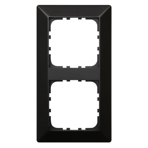 Delta Kombinationsram 2-Fack Sort Malmbergs 1893851