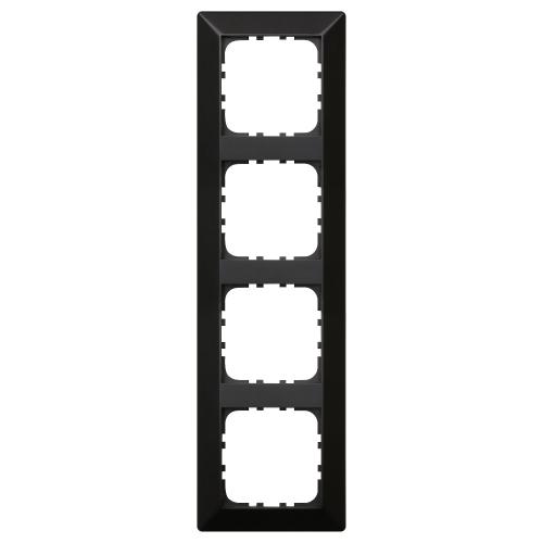 Delta Kombinationsramme 4-Spalter Sort Malmbergs 1893853