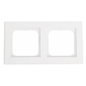 Combination Frame Optima, 2-Compartment, 155x84mm, Signal White, Malmbergs 1894425
