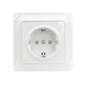 Wall Outlet Gamma 1 Way With Earth, Malmbergs 18947358