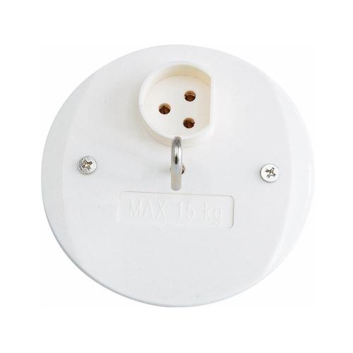 Ceiling Box Cover With Lamp Socket, Nova, 3-Pol , Malmbergs 18956258