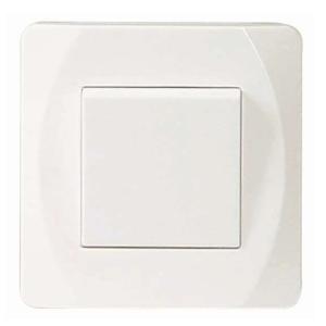 Switch Nova, White, 1-Pol/Step, 250V, Malmbergs 1896021