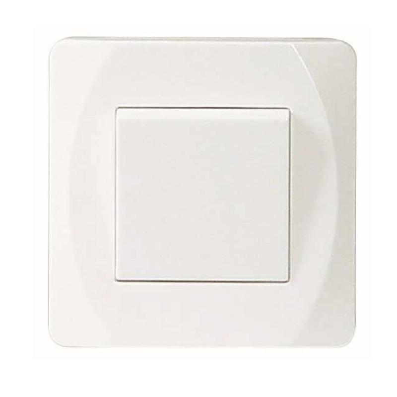 Afbryder Nova, Hvid, Cross, 250V, Malmbergs 1896031