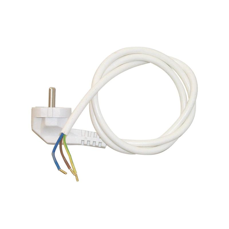 Kabelholder Med Jord, 2m, Hvid, Malmbergs 1927100