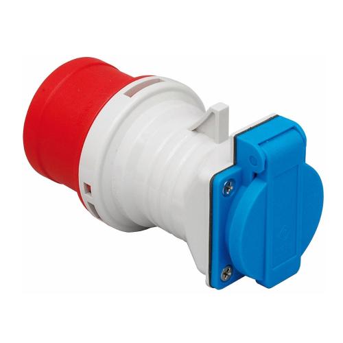 Övergångsadapter 416-6 Schuko 16A, Malmbergs 1951100