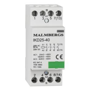 Noiseless Contactor 4kW/25A, Malmbergs 2102410
