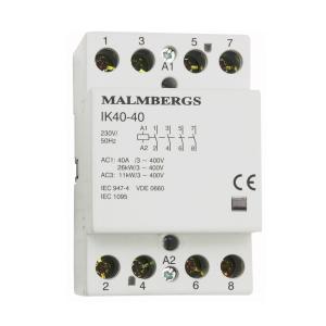 Noise-Free Contactor 11kW/40A, Malmbergs 2104010