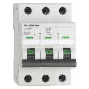 Dwarf Switch, 20A, 230/400V, 3Pol, B-Type, Malmbergs 2149225