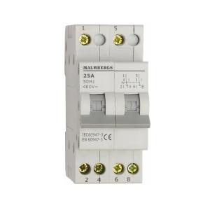 Vippekontakt, 2 Polet, 25A, I-0-II, Malmbergs 2149315