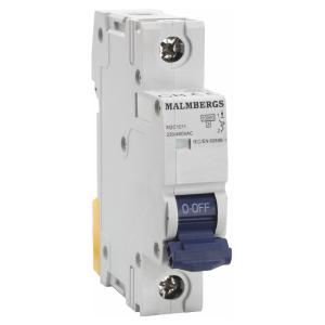 Circuit Breaker, 10kA, 6A, 230/400V, 1Pol, C-Type, Malmbergs 2149430