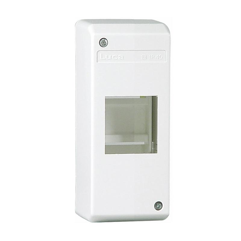 Standardskab, Termoplast, 1 Række, 2 Moduler, Hvid, Luca 2291550