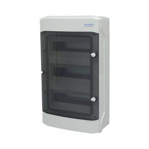 Standard Enclosure, ASA-Plastic, 36 Modules, IP65, Light Grey, Malmbergs 2291708