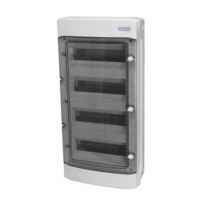 Standard Enclosure, ASA-Plastic, 48 Modules, IP65, Light Grey, Malmbergs 2291709