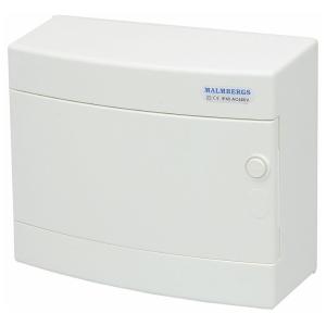 Standard Enclosure, ABS-Plastic, 8 Modules, 22W, IP40, White, Malmbergs 2291731